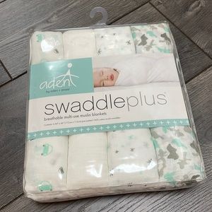 Aden + Anais four pack swaddle blankets